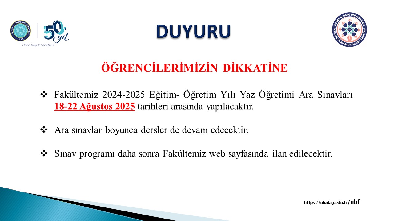  WEB DUYURU ÖRNEĞİ
